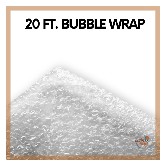 20 Ft. Bubble Wrap - Premium Protective Packing Material for Your Items