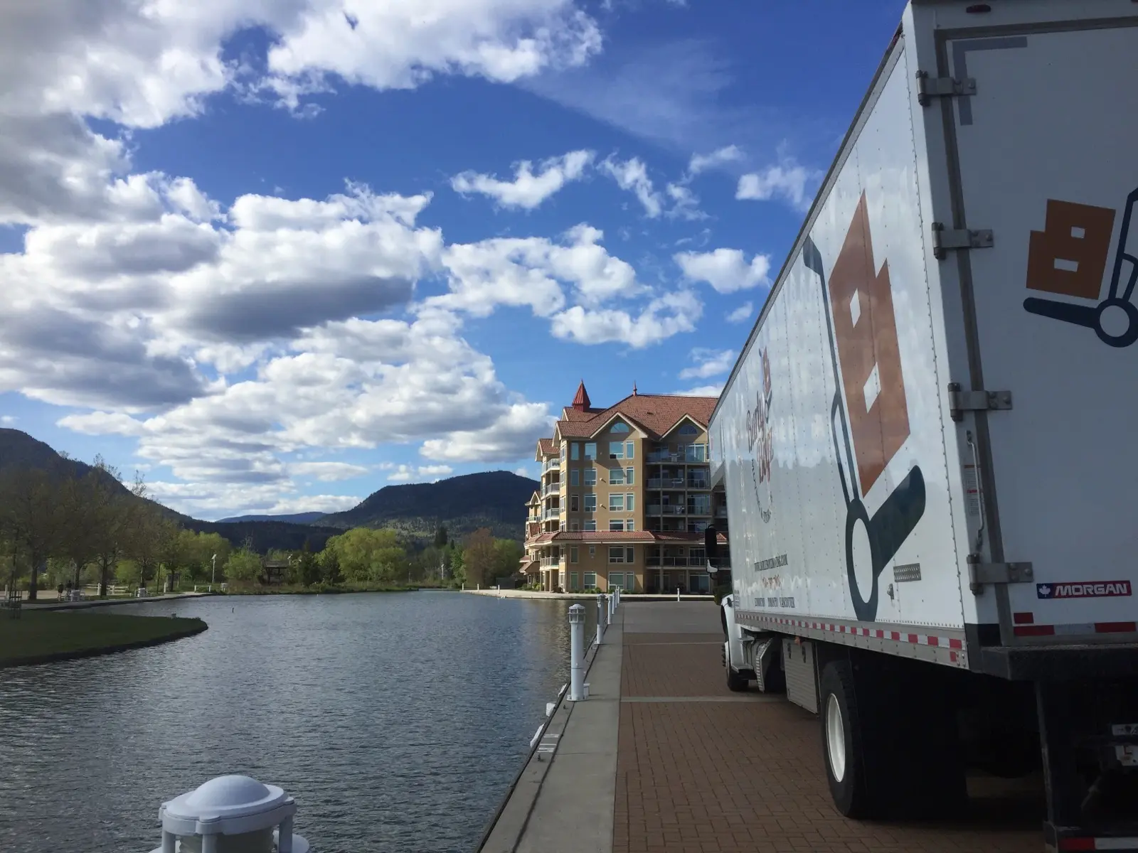 Burly Boyz truck ready for a long distance move from Vancouver, highlighting professional services as a top moving company in Vancouver